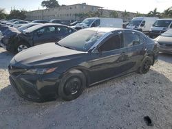 Salvage cars for sale at Opa Locka, FL auction: 2021 Toyota Camry SE