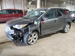 Salvage cars for sale from Copart Woodhaven, MI: 2019 Ford Escape Titanium