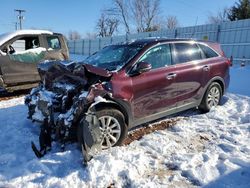 Salvage cars for sale at Oklahoma City, OK auction: 2019 KIA Sorento L