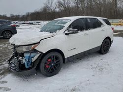 Salvage cars for sale at Ellwood City, PA auction: 2020 Chevrolet Equinox LT