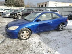 Salvage cars for sale at Albany, NY auction: 2004 Honda Civic EX