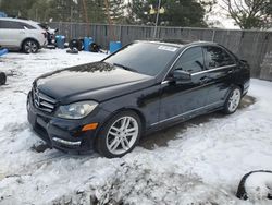 Mercedes-Benz salvage cars for sale: 2014 Mercedes-Benz C 300 4matic