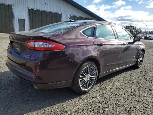 2013 Ford Fusion SE Hybrid