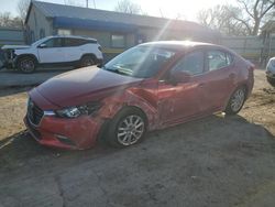 Vehiculos salvage en venta de Copart Wichita, KS: 2017 Mazda 3 Sport