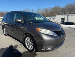 Salvage cars for sale at North Billerica, MA auction: 2014 Toyota Sienna LE