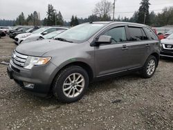 Salvage cars for sale at Graham, WA auction: 2009 Ford Edge SEL