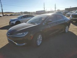 Chrysler Vehiculos salvage en venta: 2015 Chrysler 200 Limited