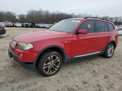 BMW salvage cars for sale: 2008 BMW X3 3.0SI