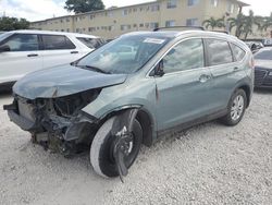 Honda salvage cars for sale: 2012 Honda CR-V EXL