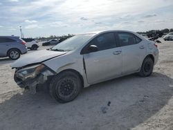 Salvage cars for sale at Arcadia, FL auction: 2016 Toyota Corolla L