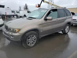 Salvage cars for sale from Copart Hayward, CA: 2004 BMW X5 3.0I