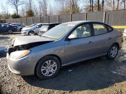 Salvage cars for sale at Waldorf, MD auction: 2010 Hyundai Elantra Blue