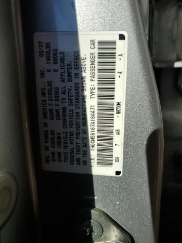 2007 Honda Accord Value