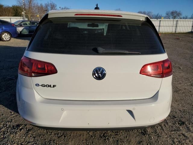 2016 Volkswagen E-GOLF SEL Premium