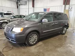 Salvage cars for sale at Franklin, WI auction: 2016 Chrysler Town & Country Touring L