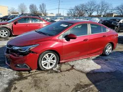 Salvage cars for sale from Copart Moraine, OH: 2017 Chevrolet Cruze LT