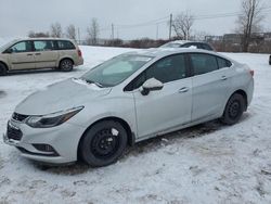 Vehiculos salvage en venta de Copart Montreal Est, QC: 2018 Chevrolet Cruze LT