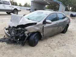 Salvage cars for sale at Midway, FL auction: 2018 Toyota Corolla L