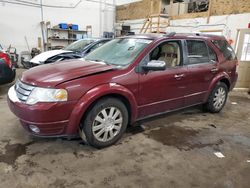 Salvage cars for sale at Ham Lake, MN auction: 2008 Ford Taurus X Limited