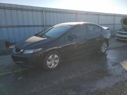 Salvage cars for sale at Kansas City, KS auction: 2013 Honda Civic LX