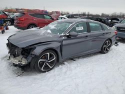 Salvage cars for sale at Columbus, OH auction: 2018 Honda Accord Sport