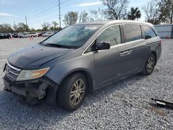 Salvage cars for sale at Riverview, FL auction: 2012 Honda Odyssey EXL