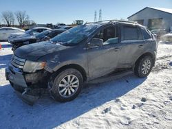 Salvage cars for sale at Barberton, OH auction: 2009 Ford Edge Limited