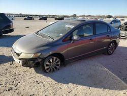 Salvage cars for sale at San Antonio, TX auction: 2009 Honda Civic EX