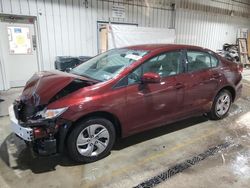 Salvage cars for sale at auction: 2015 Honda Civic LX