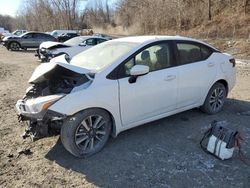 Salvage cars for sale at Marlboro, NY auction: 2022 Nissan Versa SV