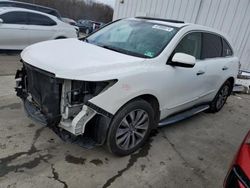 Salvage cars for sale at Windsor, NJ auction: 2015 Acura MDX Technology