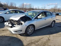 Salvage cars for sale at Marlboro, NY auction: 2018 Ford Focus Titanium