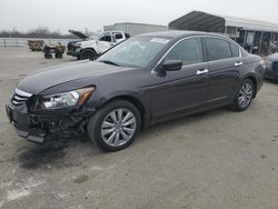 Salvage cars for sale at Fresno, CA auction: 2011 Honda Accord EXL