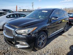 Salvage cars for sale at Hillsborough, NJ auction: 2016 Infiniti QX60