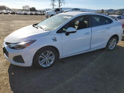 Salvage cars for sale at San Martin, CA auction: 2019 Chevrolet Cruze LT