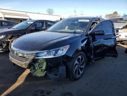 Salvage cars for sale at New Britain, CT auction: 2017 Honda Accord EXL