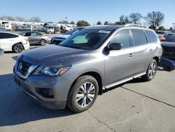 Salvage cars for sale at Sacramento, CA auction: 2018 Nissan Pathfinder S