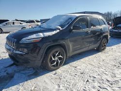 Salvage cars for sale from Copart Wayland, MI: 2015 Jeep Cherokee Sport