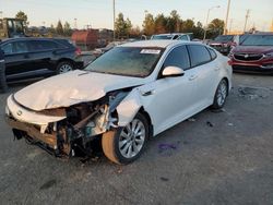 KIA Vehiculos salvage en venta: 2017 KIA Optima EX