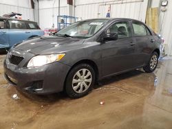 Salvage cars for sale at Franklin, WI auction: 2010 Toyota Corolla Base