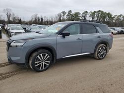 Salvage cars for sale at Houston, TX auction: 2024 Nissan Pathfinder Platinum