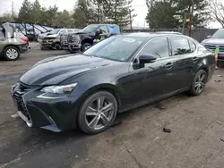 Lexus gs350 salvage cars for sale: 2016 Lexus GS 350