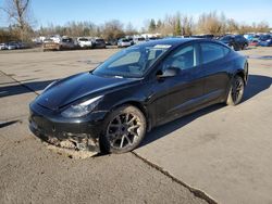 Salvage cars for sale at Woodburn, OR auction: 2023 Tesla Model 3