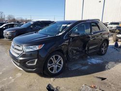 Salvage cars for sale at Lawrenceburg, KY auction: 2015 Ford Edge Titanium