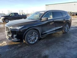 Acura salvage cars for sale: 2022 Acura MDX Advance