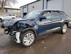 Salvage cars for sale at Albuquerque, NM auction: 2021 Volkswagen Atlas Cross Sport SE