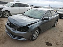 Salvage cars for sale at Tucson, AZ auction: 2017 Volkswagen Jetta S