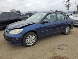 Salvage cars for sale at San Martin, CA auction: 2005 Honda Civic LX