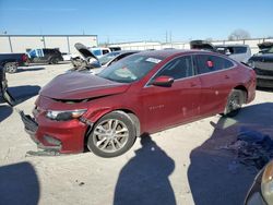 Salvage cars for sale at Grand Prairie, TX auction: 2018 Chevrolet Malibu LT