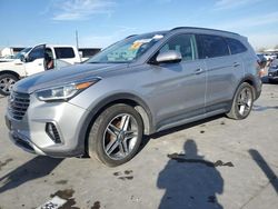 Hyundai salvage cars for sale: 2017 Hyundai Santa FE SE Ultimate